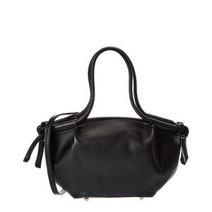 Isabella Rossetti Jolene27 Leather Shoulder Bag, Black